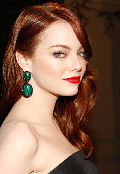 emma stone blonde golden globes. Emma sure looked good with her